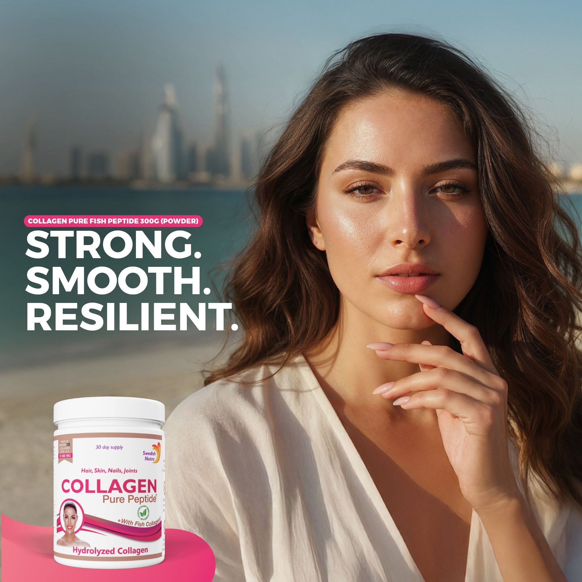 Swedish Nutra - Collagen Fish Pure Peptide Powder 300MG