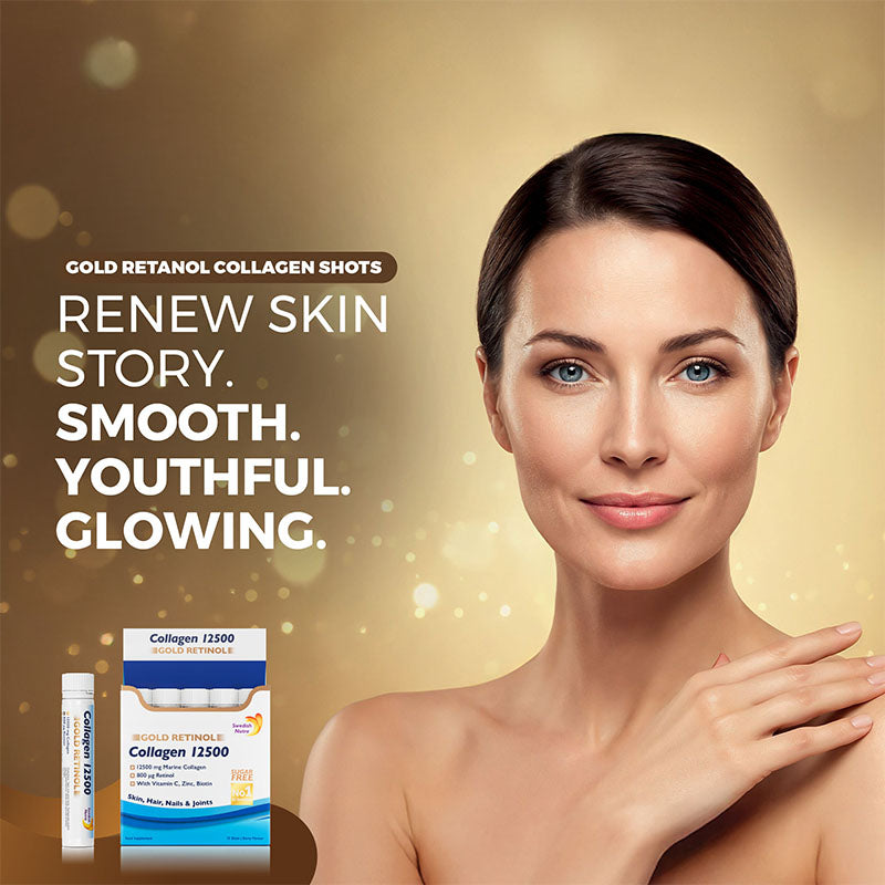 Swedish Nutra - Collagen Gold Retinol Shots