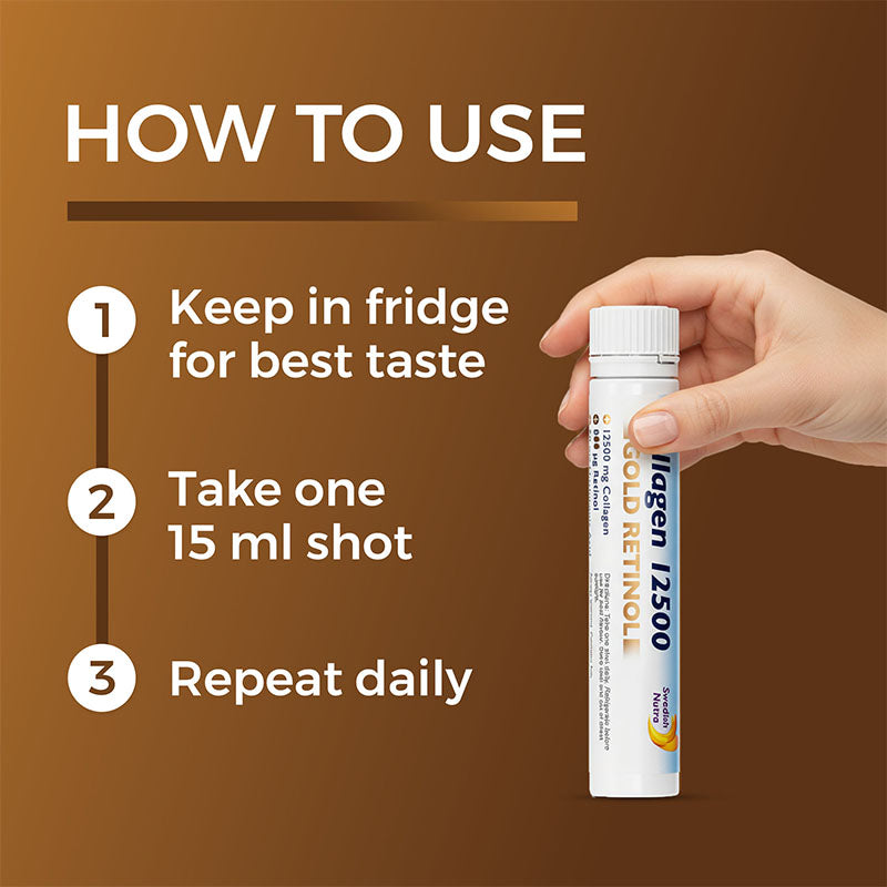 Swedish Nutra - Collagen Gold Retinol Shots