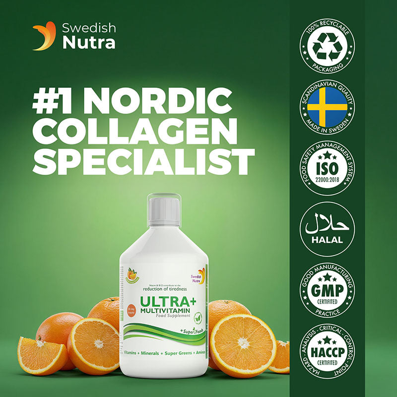 Swedish Nutra - Ultra+ Multivitamin 500ML