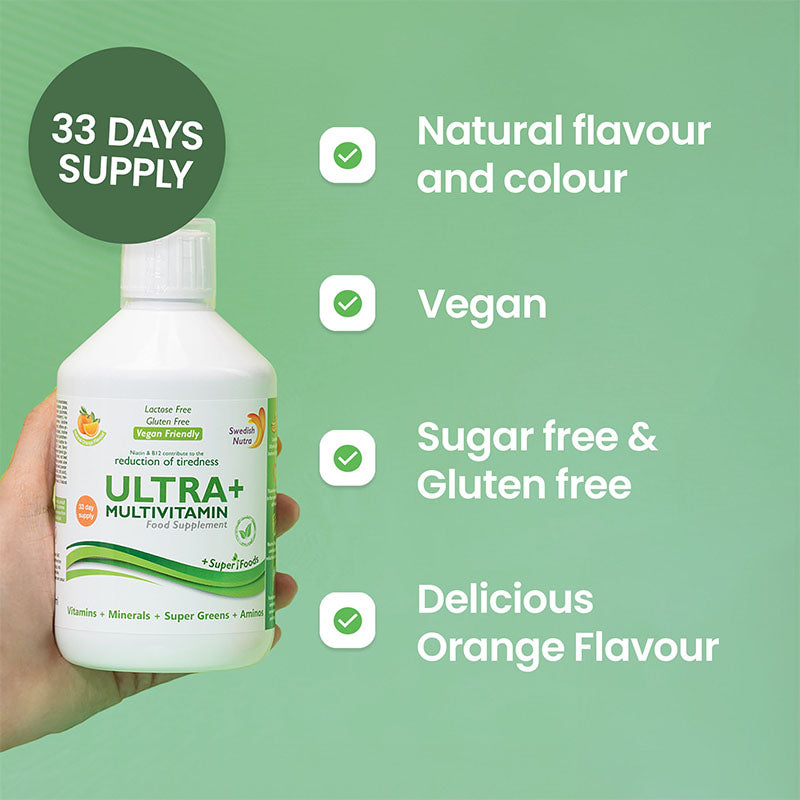 Swedish Nutra - Ultra+ Multivitamin 500ML