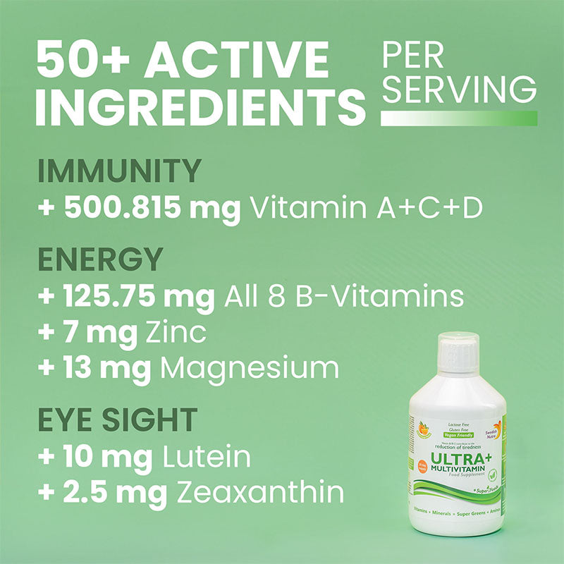 Swedish Nutra - Ultra+ Multivitamin 500ML