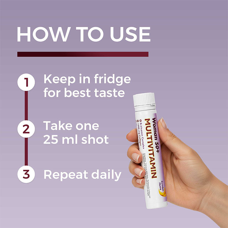 Swedish Nutra - Woman 50+ Multivitamin Shots