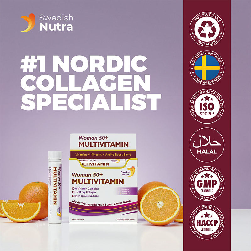 Swedish Nutra - Woman 50+ Multivitamin Shots
